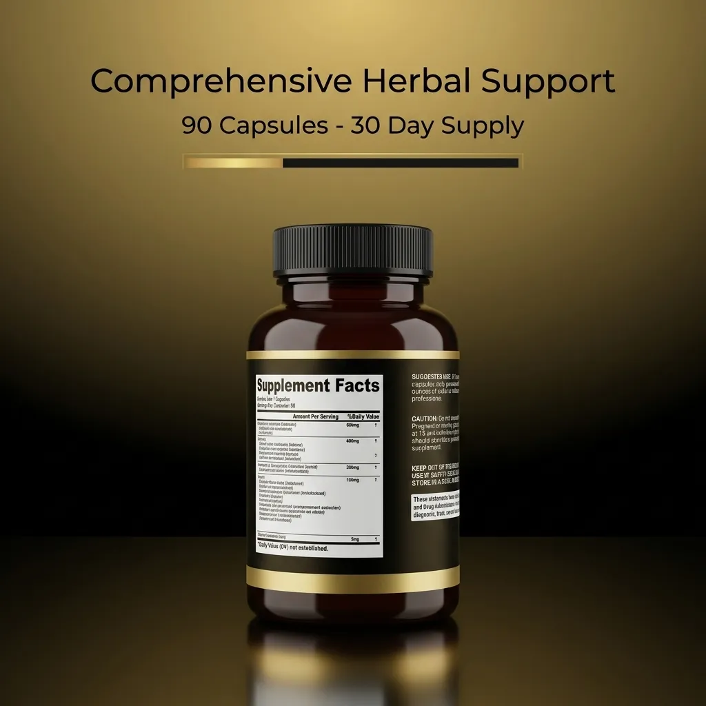 8 in 1 Maca Complex with Ashwagandha Tongkat Ali and Epimedium for Men's Physical Performance Support