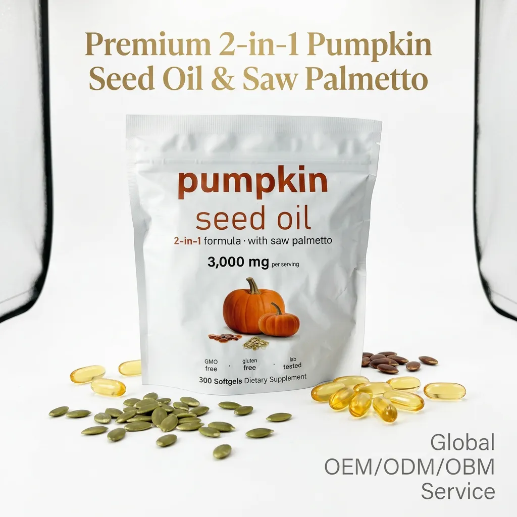 Pumpkin Seed Oil Softgels for Bladder Control and Urinary Support Private Label ODM Dietary Supplement Store