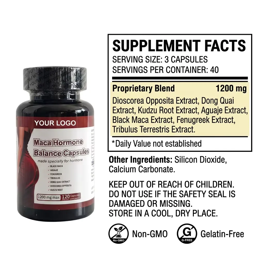 Premium Maca Aguaje Blend for Women's Curve Enhancement and Wellness