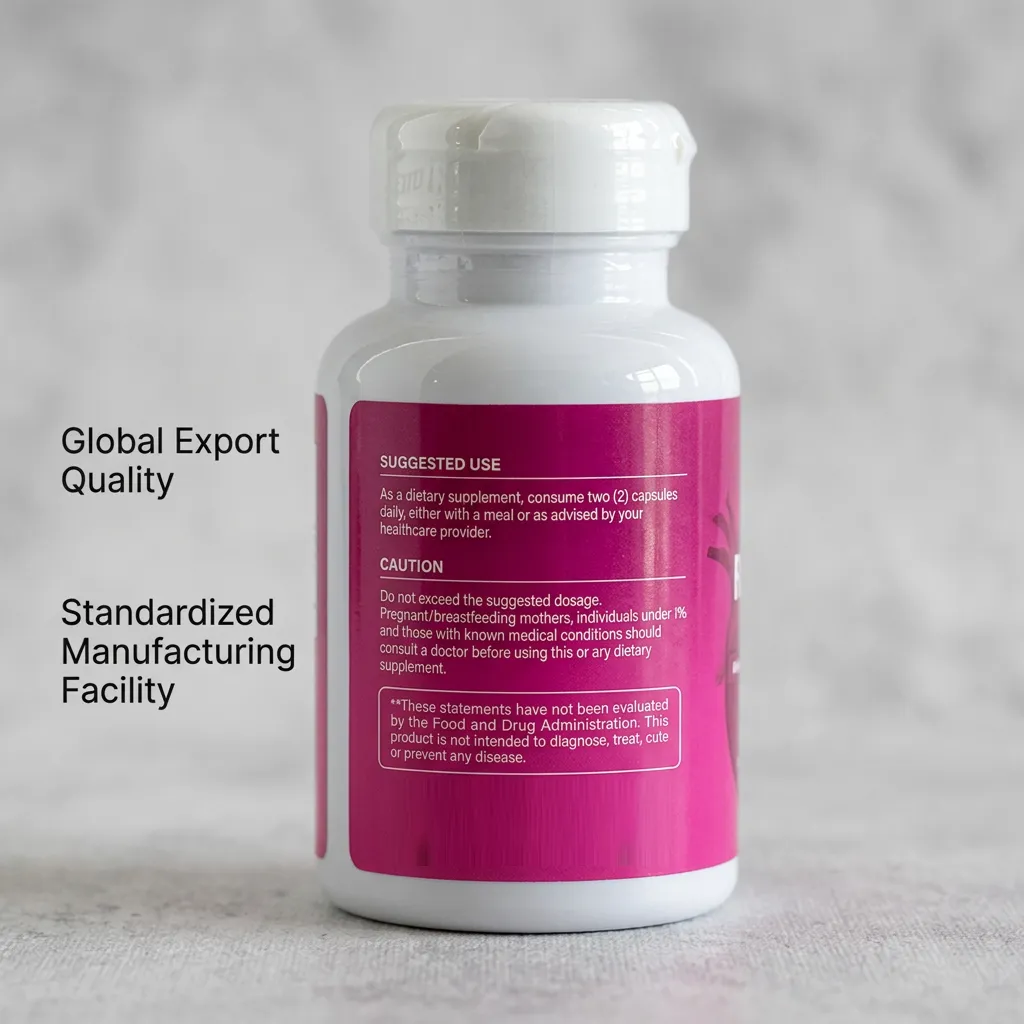 Beet Root Capsules for Healthy Circulation and Performance Support Private Label OEM Wholesale Price