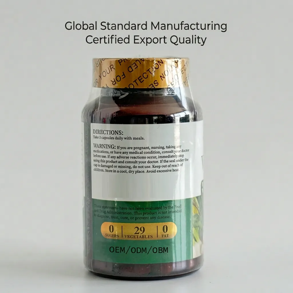 Fruit and Vegetable Supplement for Daily Wellness and Vitality ODM Private Label Factory Wholesale