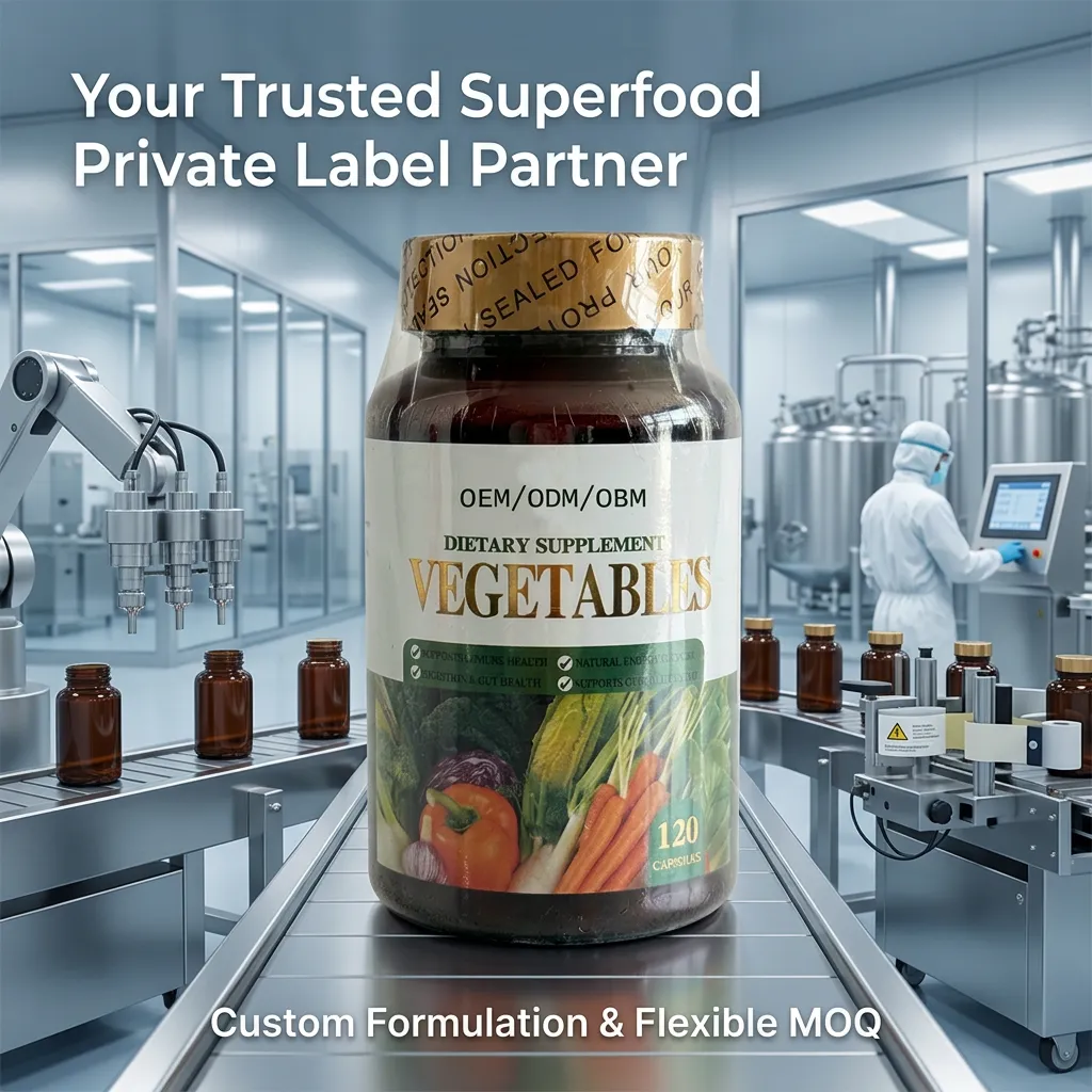 Fruit and Vegetable Supplement for Daily Wellness and Vitality ODM Private Label Factory Wholesale