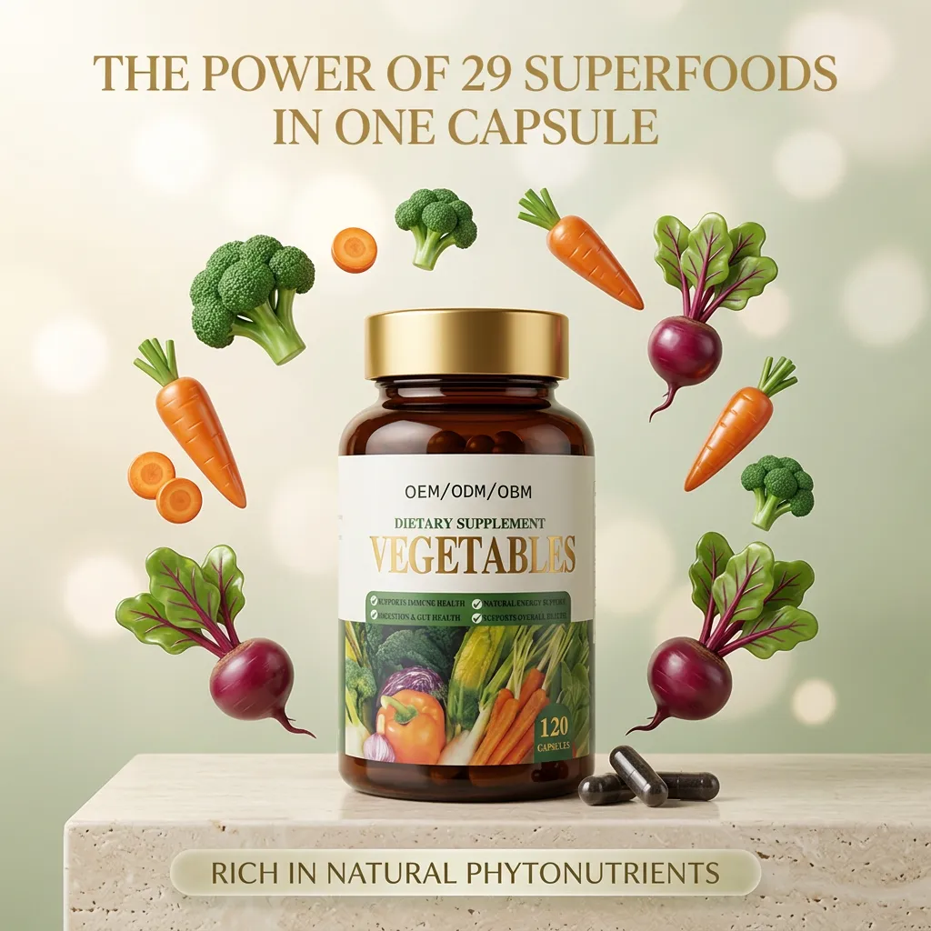 Fruit and Vegetable Supplement for Daily Wellness and Vitality ODM Private Label Factory Wholesale