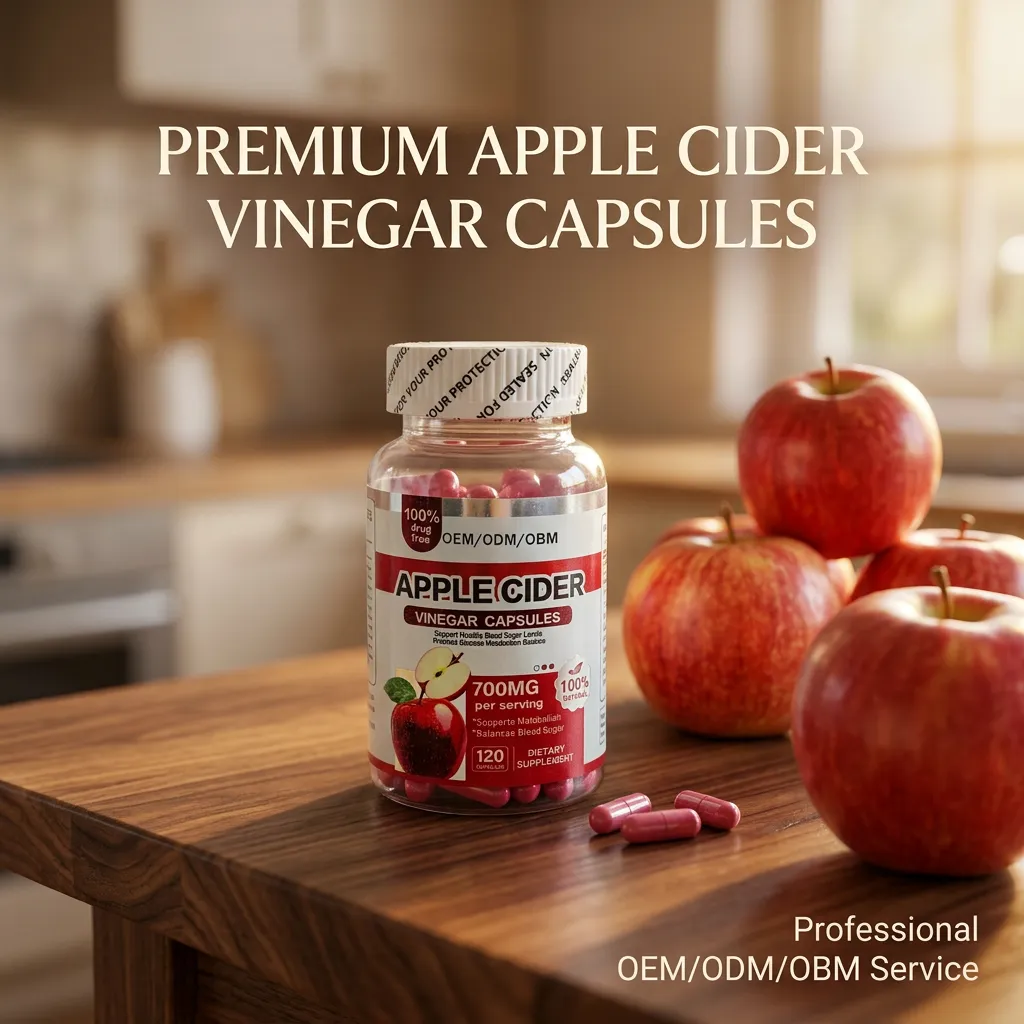 Apple Cider Vinegar Capsules with Mother for Detox and Gut Health Private Label