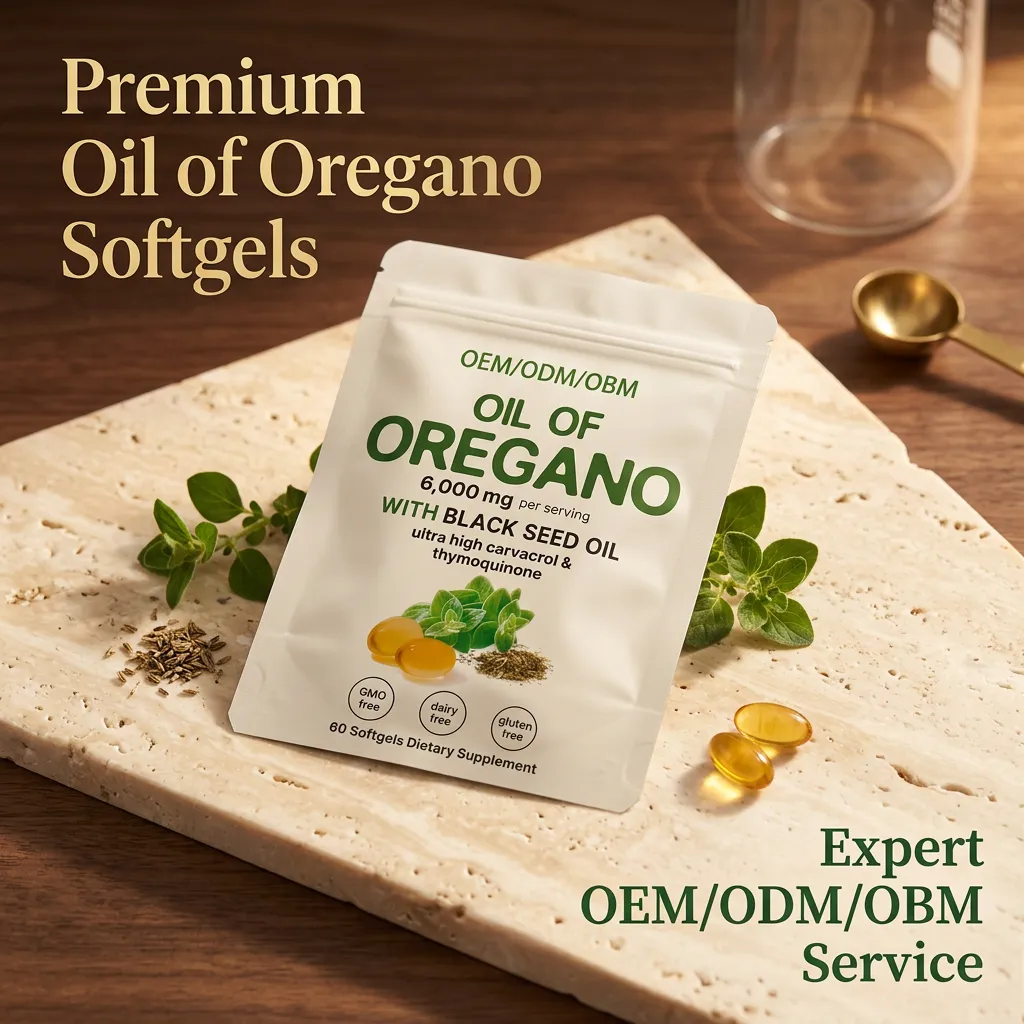 Oregano Oil Softgels for Immune Health and Digestive Support Private Label OEM Wholesale Supply Bulk