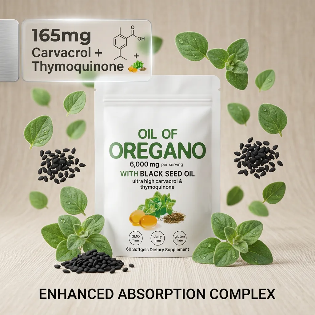 Oregano Oil Softgels for Immune Health and Digestive Support Private Label OEM Wholesale Supply Bulk