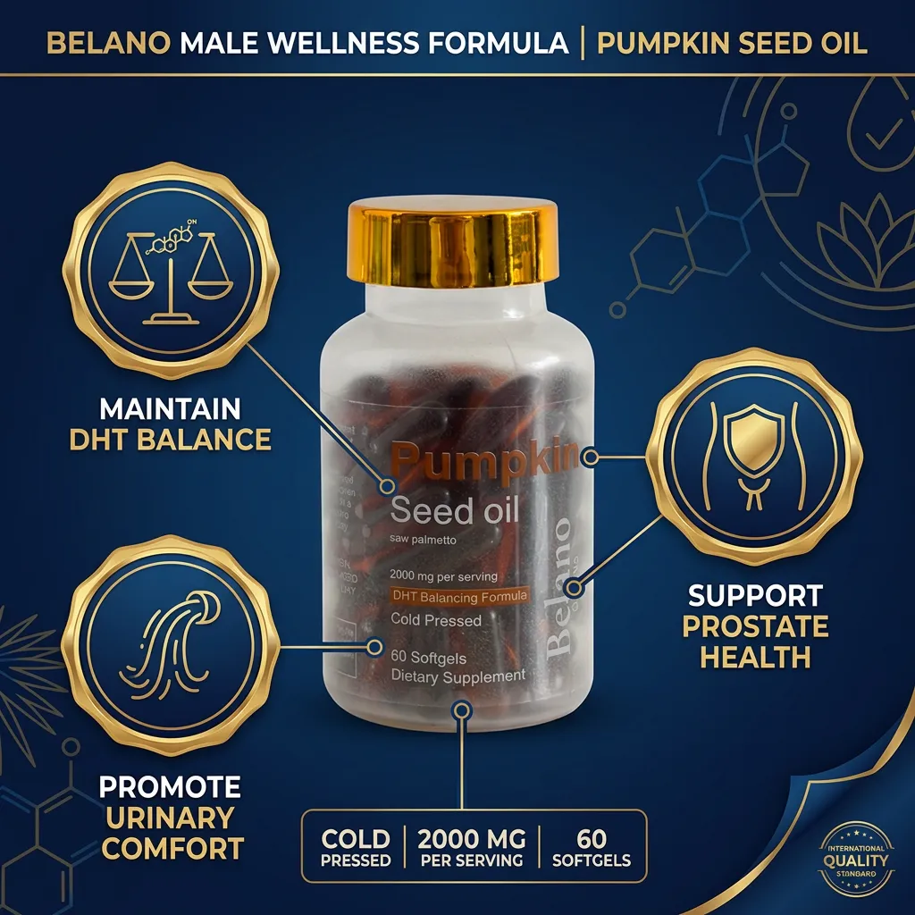 Sourced Pumpkin Seed Oil Softgels for Hair Growth and Urinary Support ODM Private Label Factory Wholesale