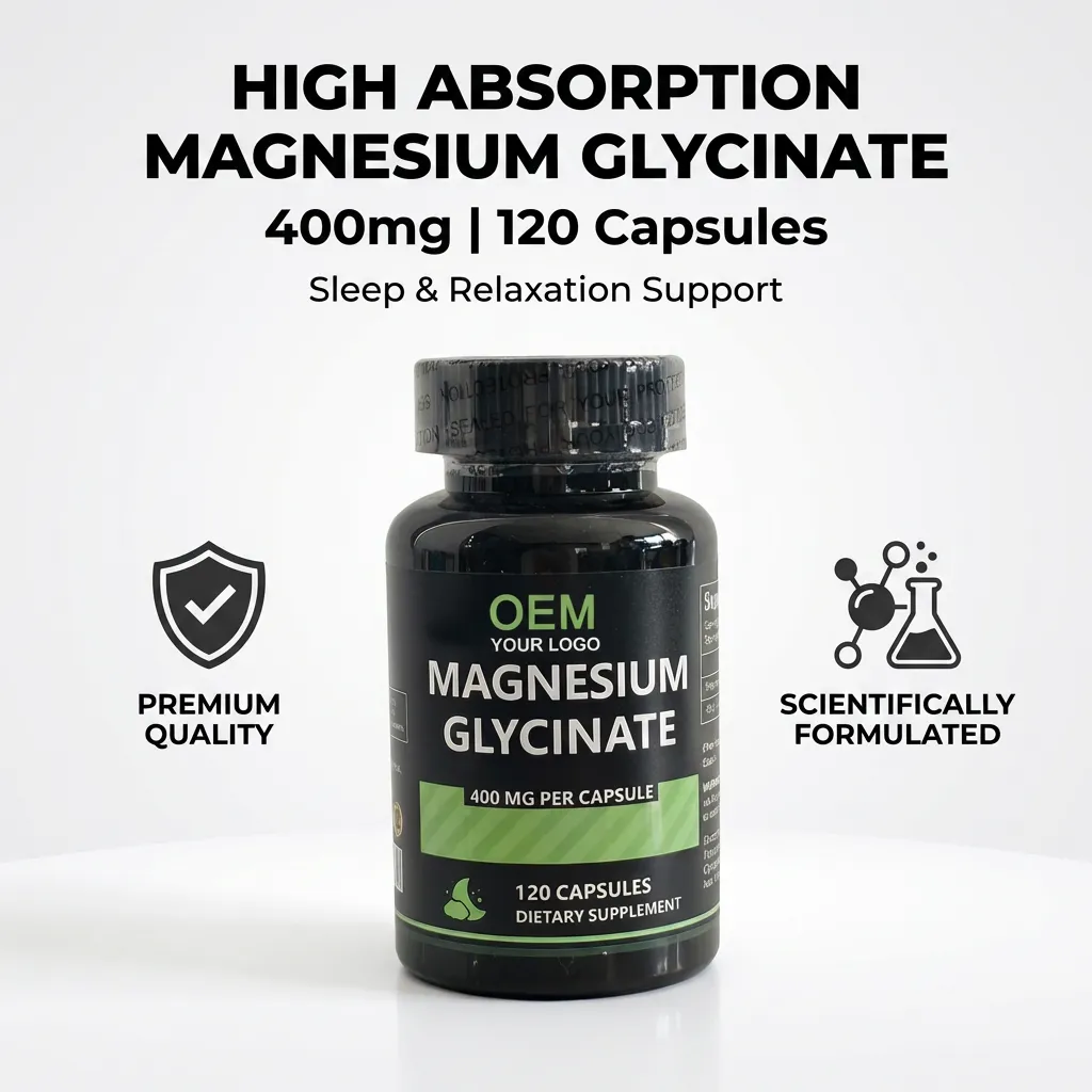 Custom Formula Magnesium Glycinate with Ashwagandha for Relaxation ODM
