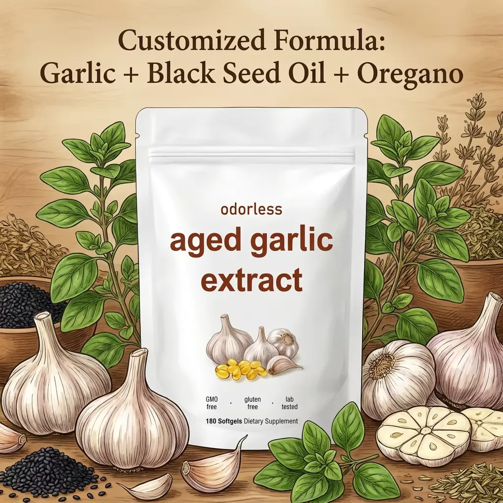 High Absorption Garlic Oil Softgels