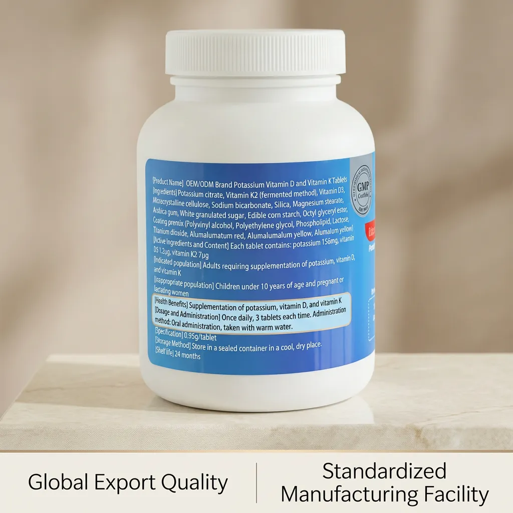 Vitamin D3 K2 MK7 Tablets for Bone Health and Heart Wellness
