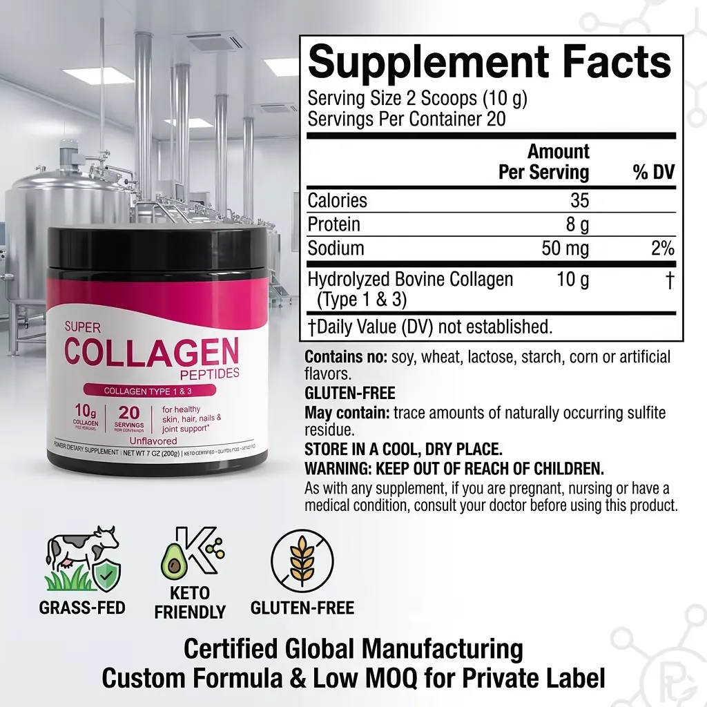 Molecular Weight Marine Collagen Powder for High Absorption and Skin Glow