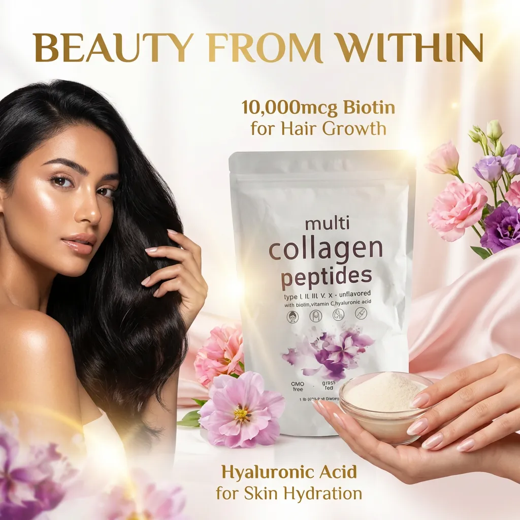 Pure Hydrolyzed Collagen Peptides Powder