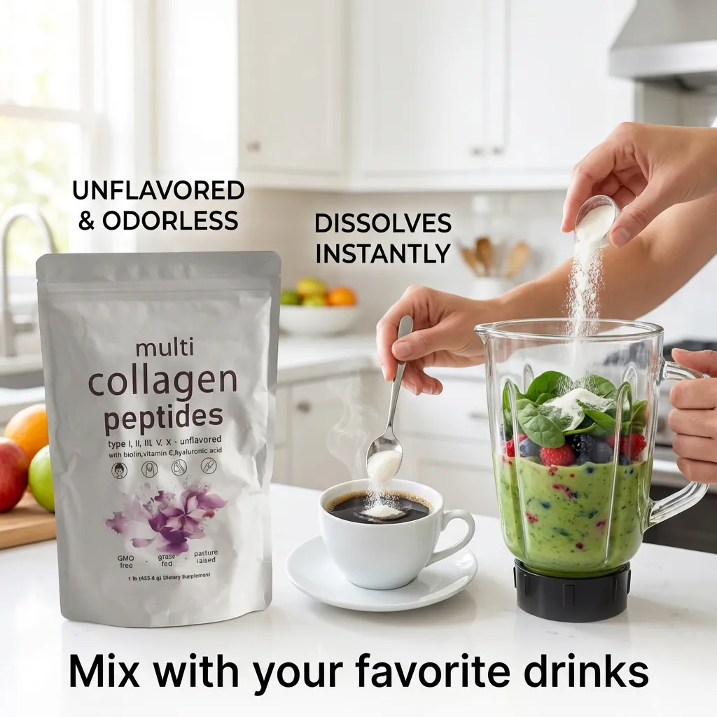 Pure Hydrolyzed Collagen Peptides Powder