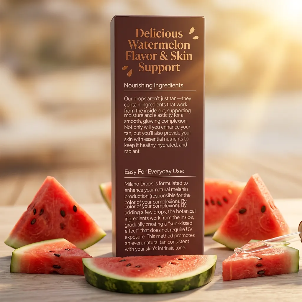 Oral Tanning Drops for Luminous Bronze Glow and Skin Health