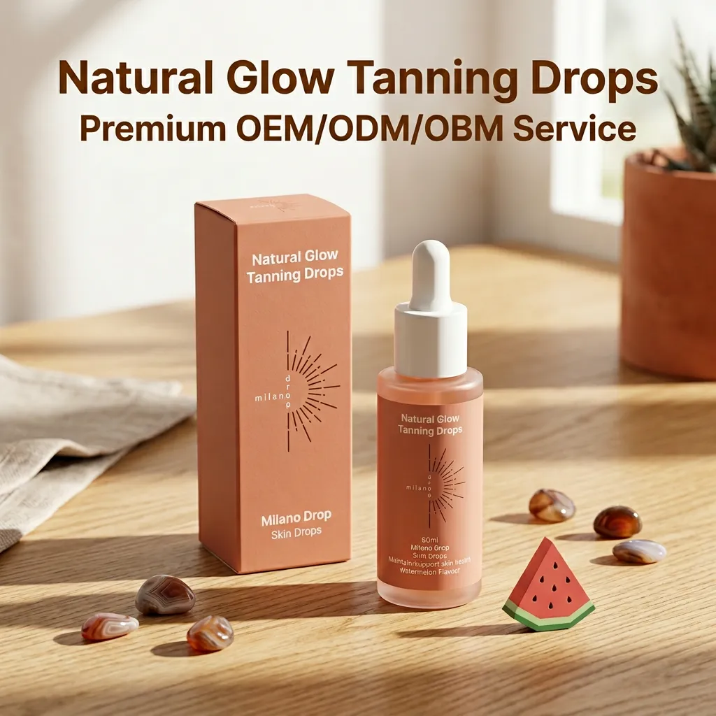 Oral Tanning Drops for Luminous Bronze Glow and Skin Health