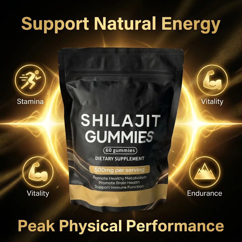 Organic Shilajit Gummies – Pouch Pack