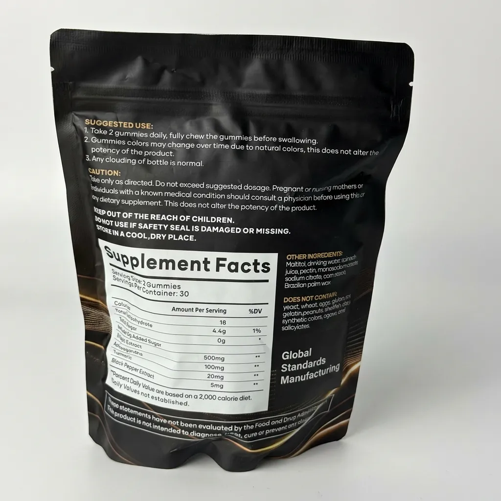 Organic Shilajit Gummies – Pouch Pack
