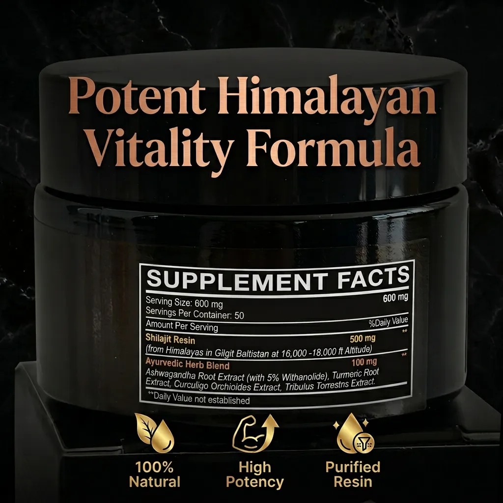 Organic Shilajit Herbal Paste