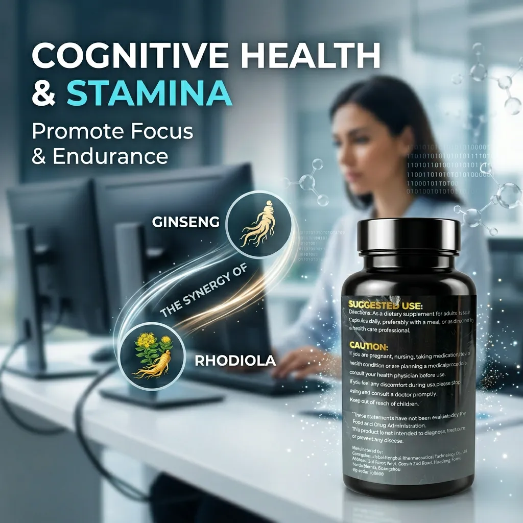 Shilajit, Ashwagandha & Ginseng Herbal Blend Capsules
