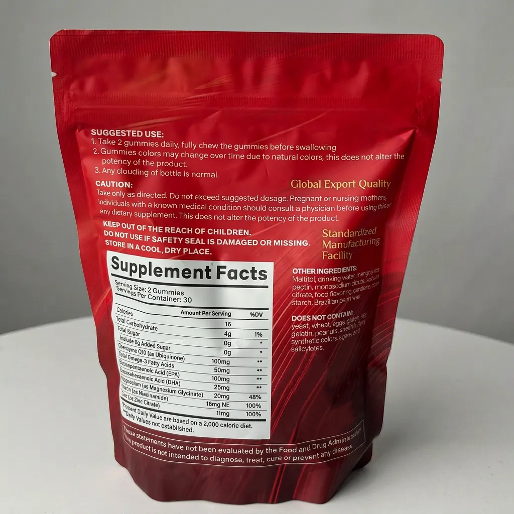 High Quality CoQ10 Gummies for Cardiovascular Wellness