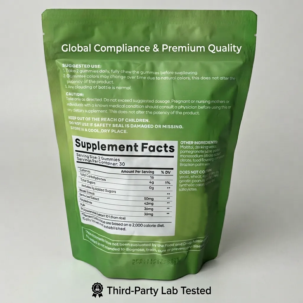 15 Day Colon Cleanse Gummies with Senna Leaf and Mustard Extract
