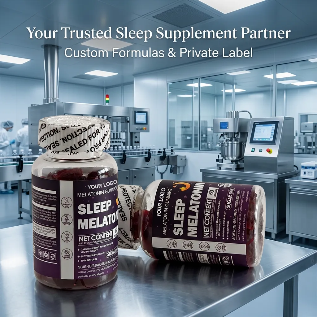 OEM Sustainable Sourced Melatonin Gummies for Restful Sleep and Relaxation