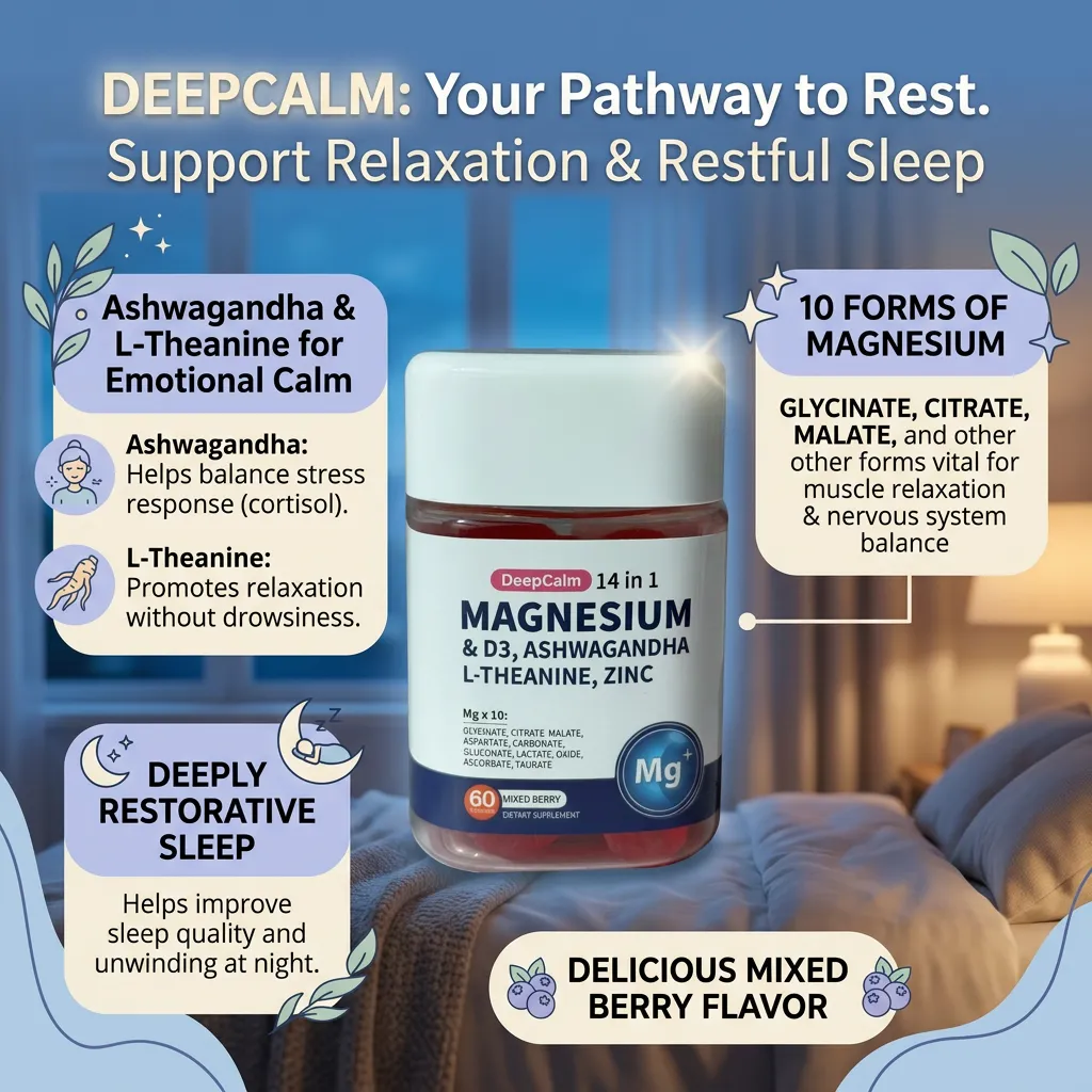 Magnesium & D3 Complex – Bottle