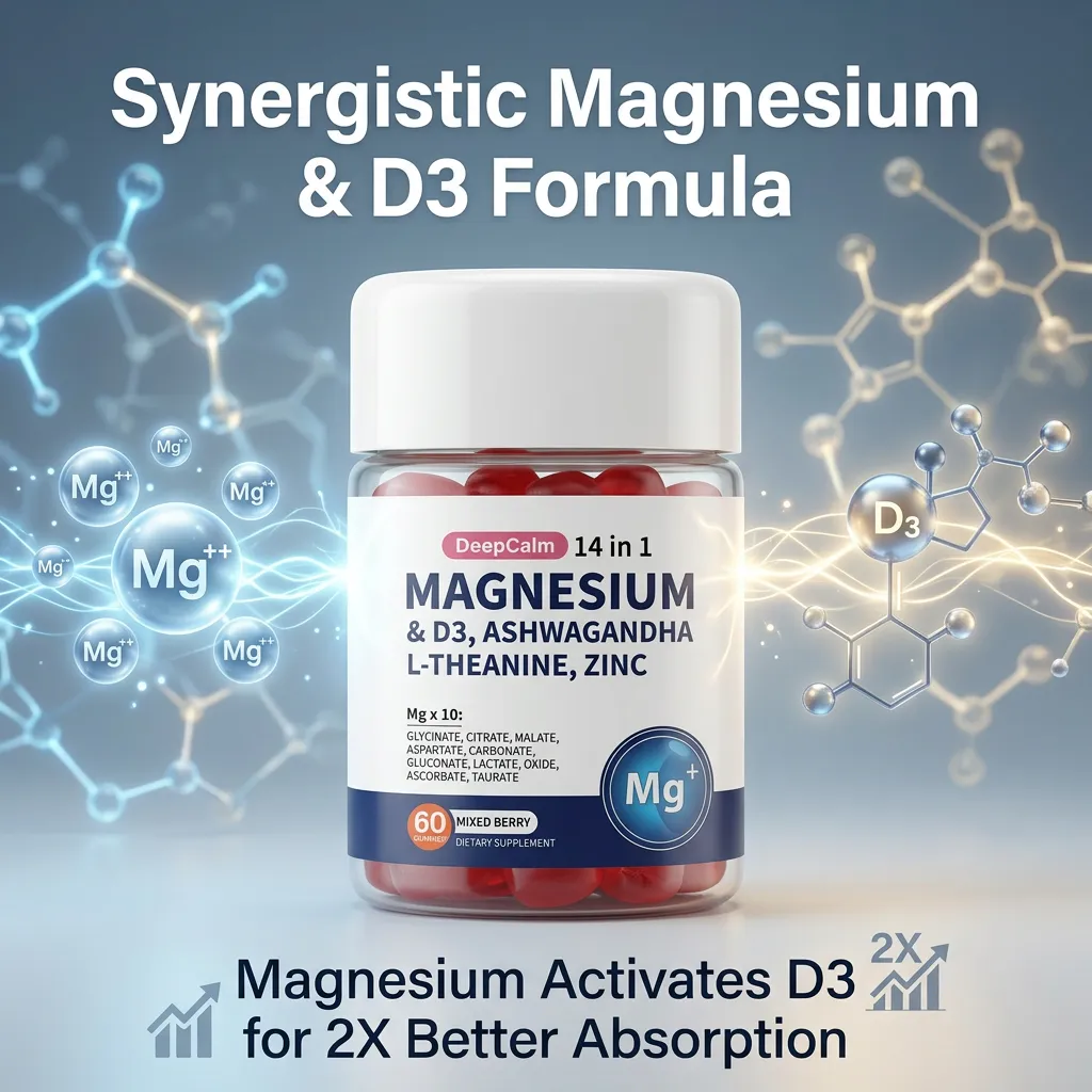 Magnesium & D3 Complex – Bottle