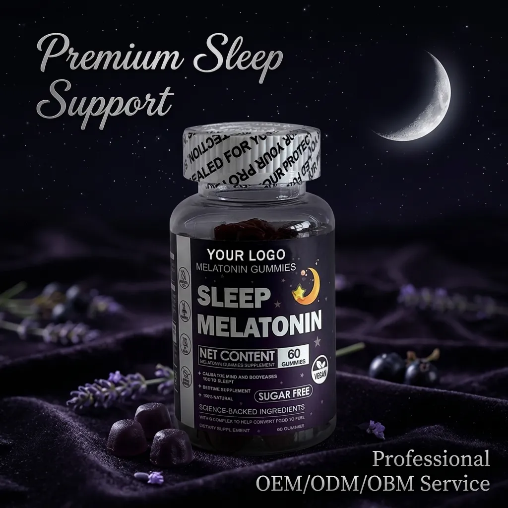 OEM Sustainable Sourced Melatonin Gummies for Restful Sleep and Relaxation