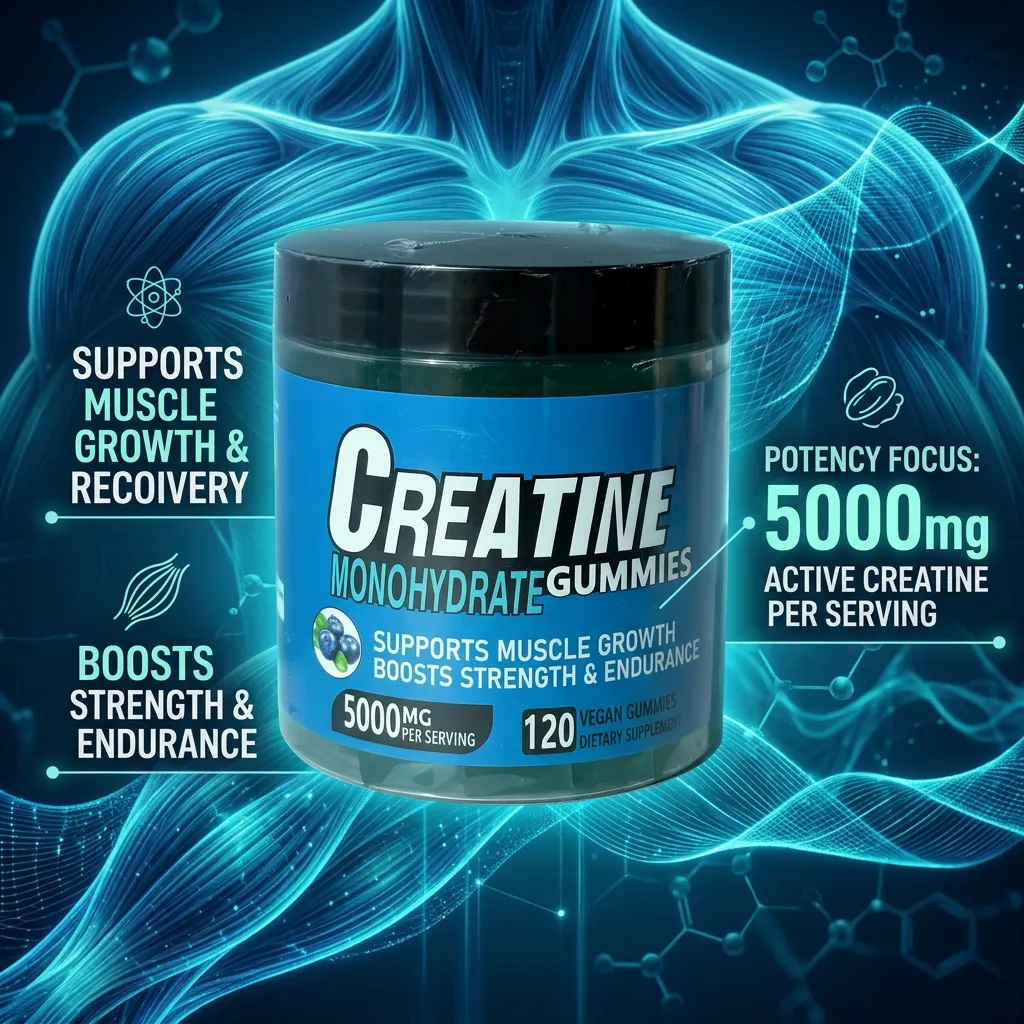 Creatine Monohydrate Gummies-Bottled