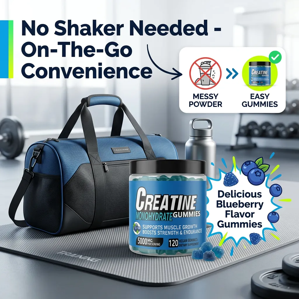 Creatine Monohydrate Gummies-Bottled