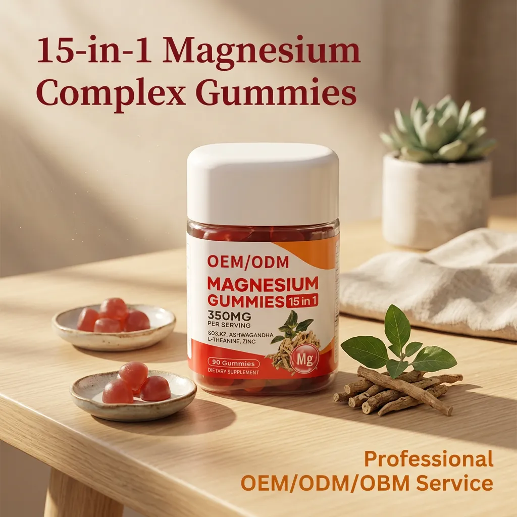 Vegan Magnesium Glycinate Gummies-Bottle
