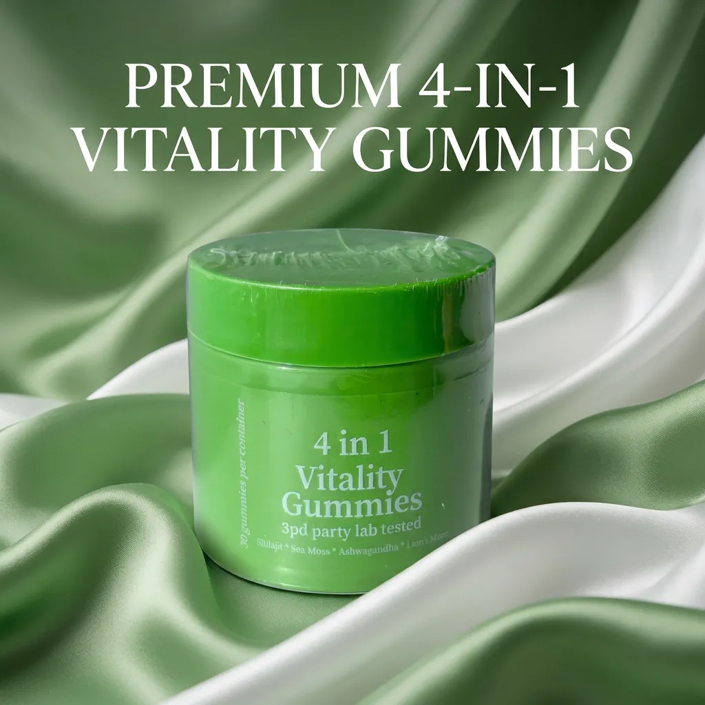 4-in-1 Vitality Gummies-Bottled
