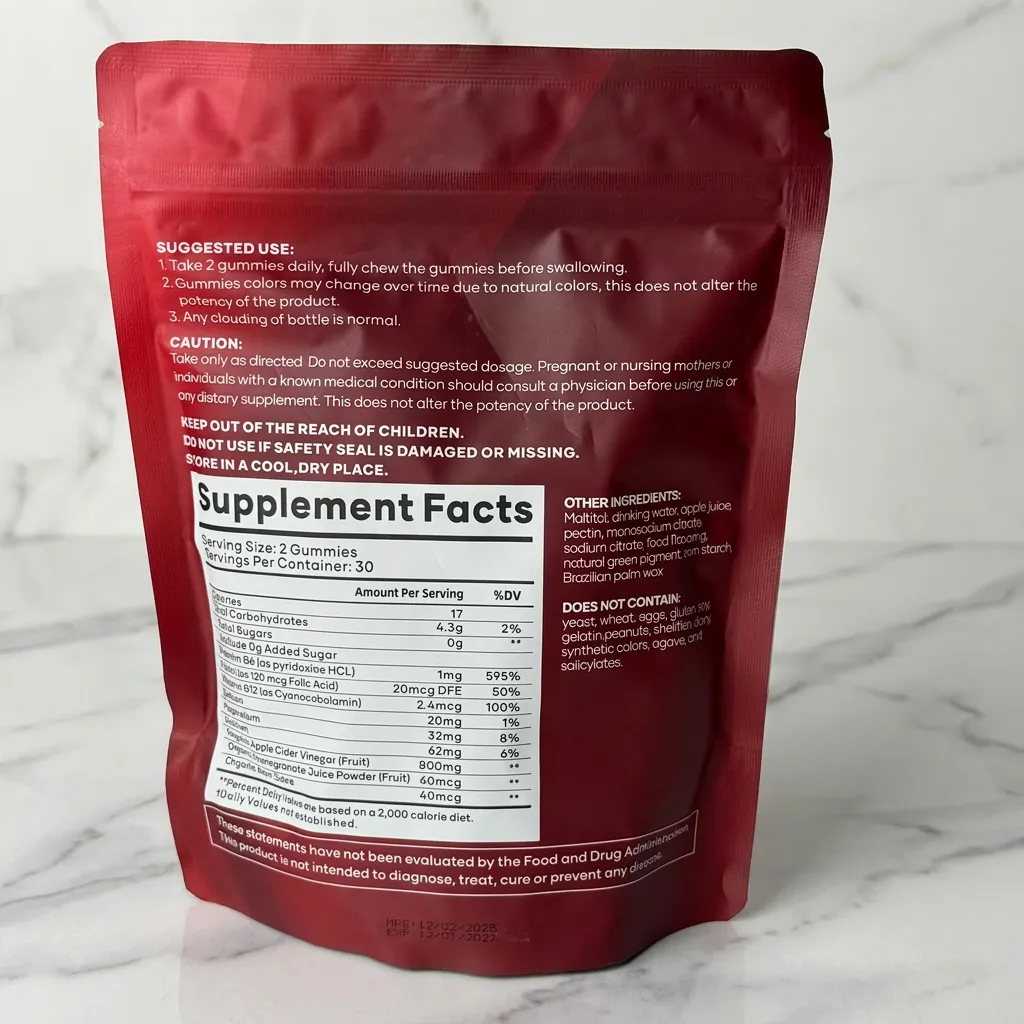 Keto ACV(Apple Cider Vinegar) Gummies-Bagged