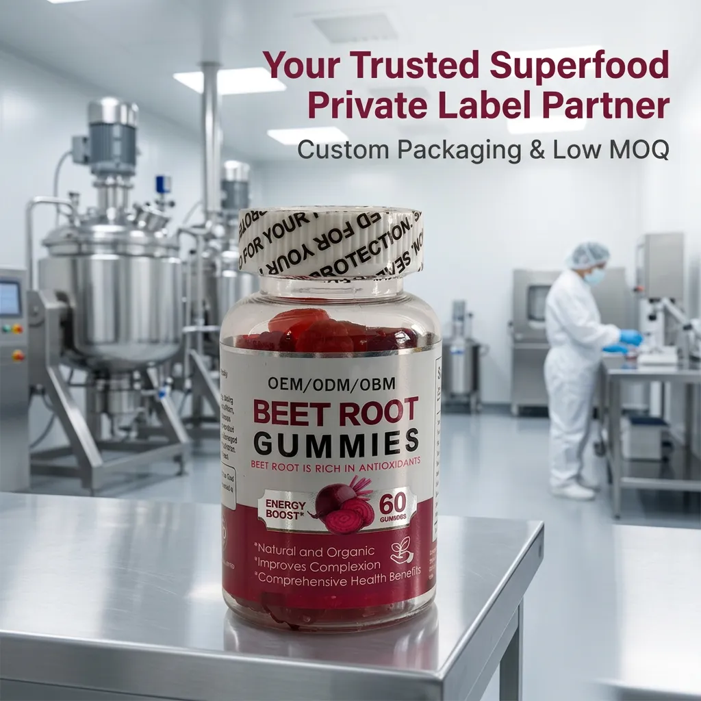 Wholesale Pectin Based Beetroot Gummies for Healthy Circulation