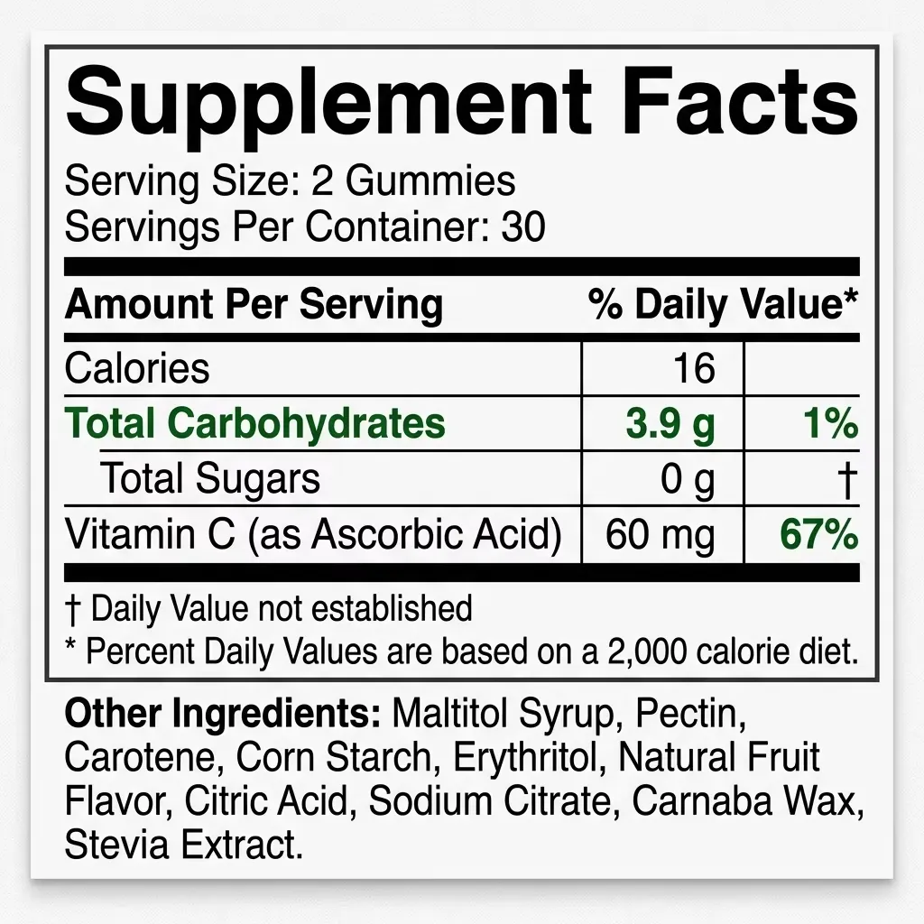 Sunless Tanning Gummies