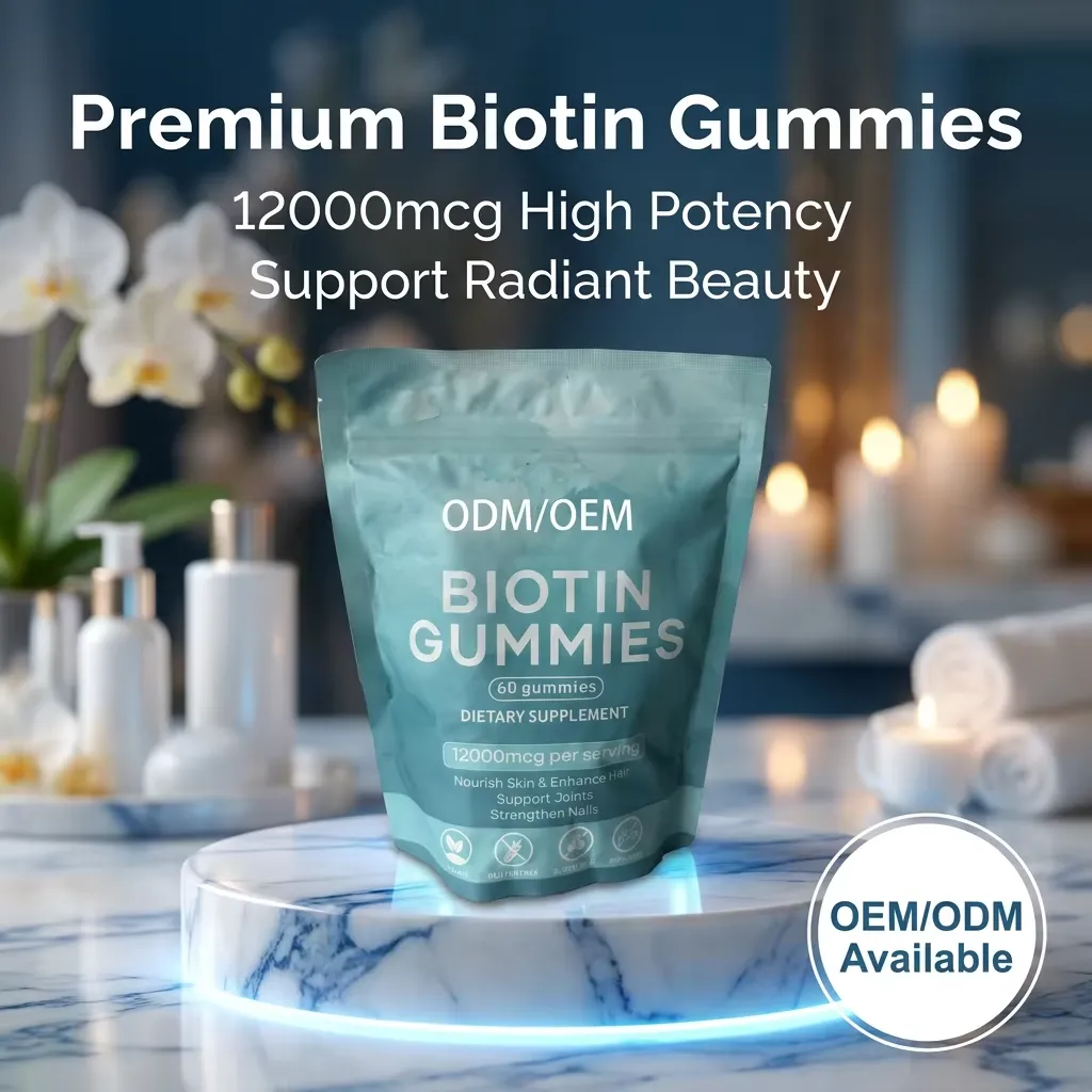 Biotin Gummies for Hair, Skin & Nails