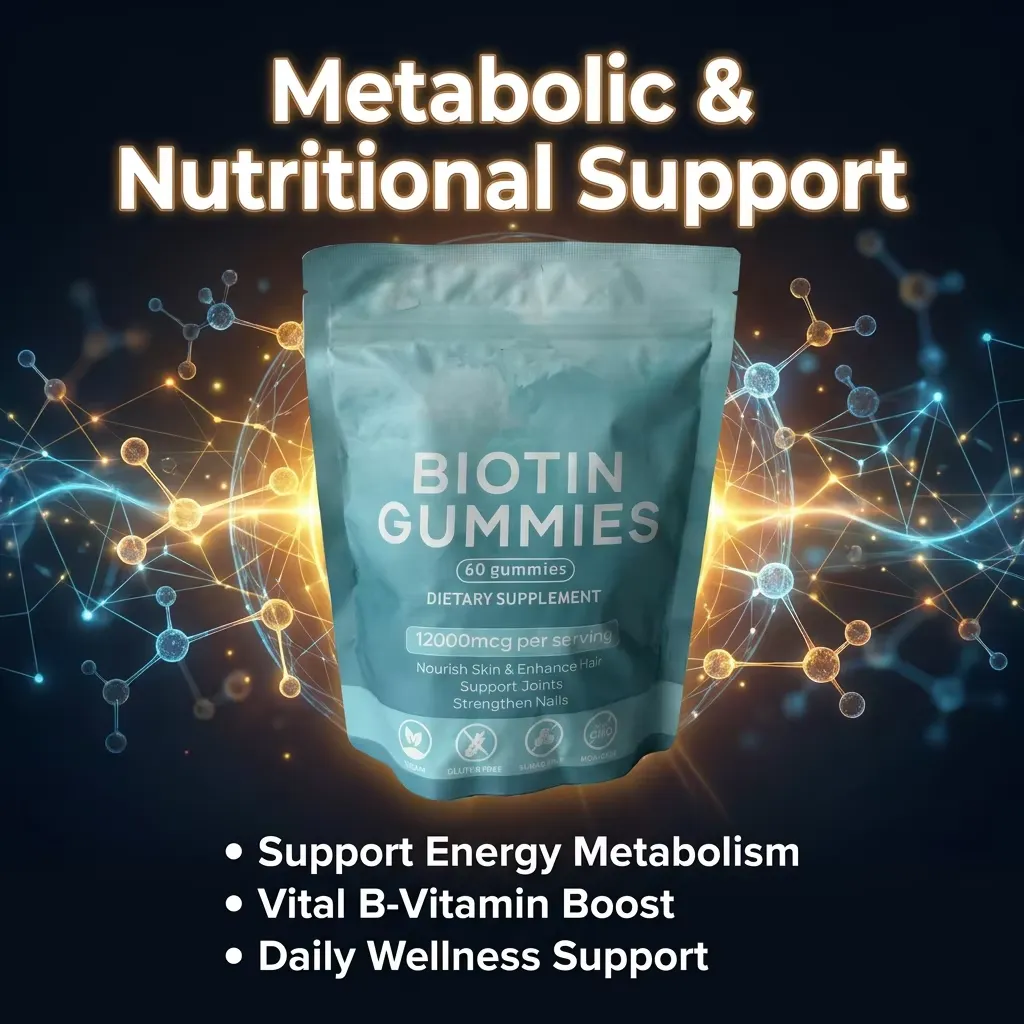 Biotin Gummies for Hair, Skin & Nails