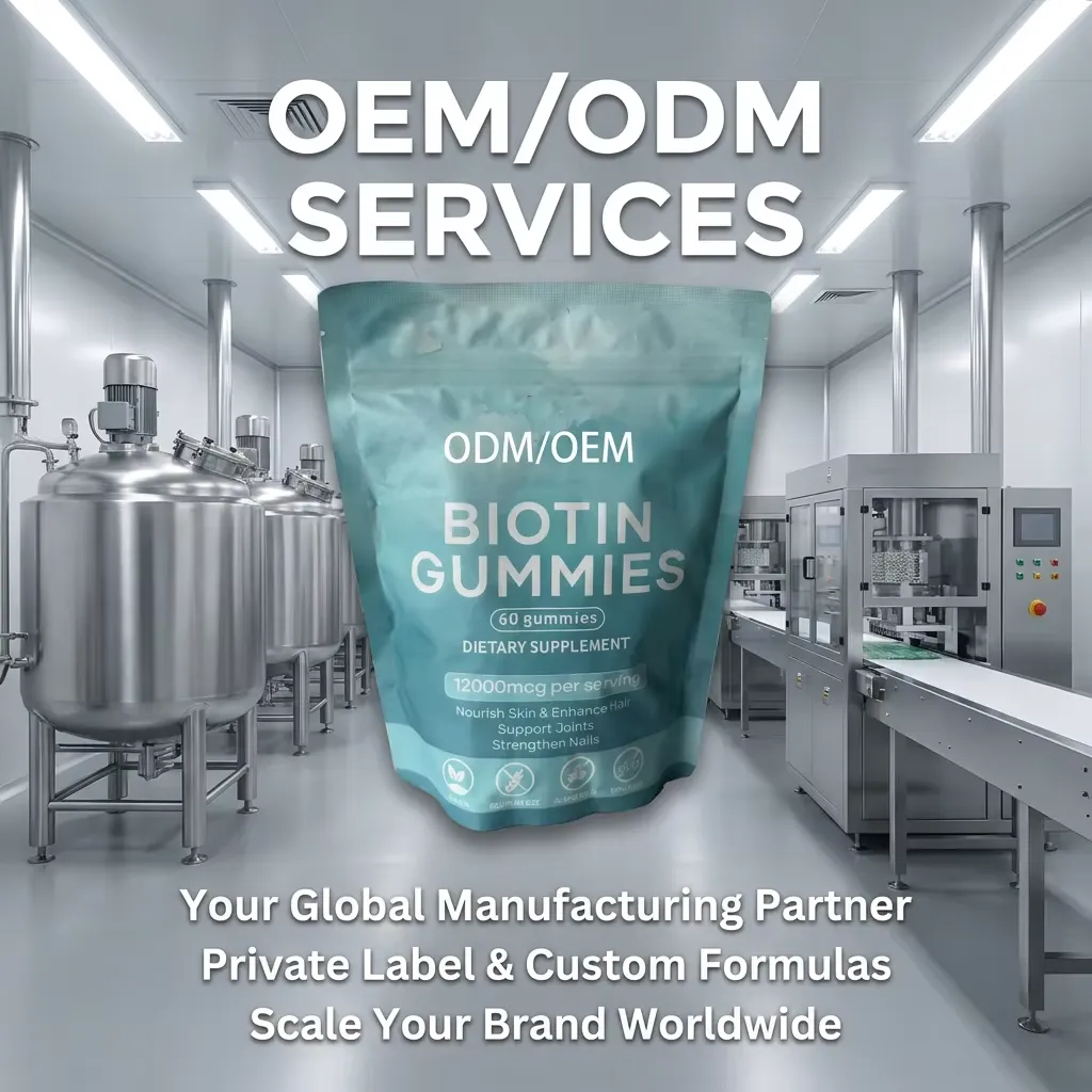 Biotin Gummies for Hair, Skin & Nails