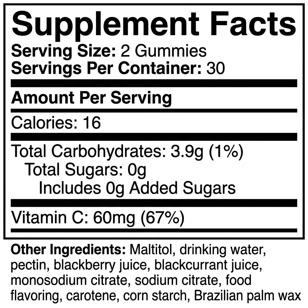 Sunless Tanning Gummies – Bottle