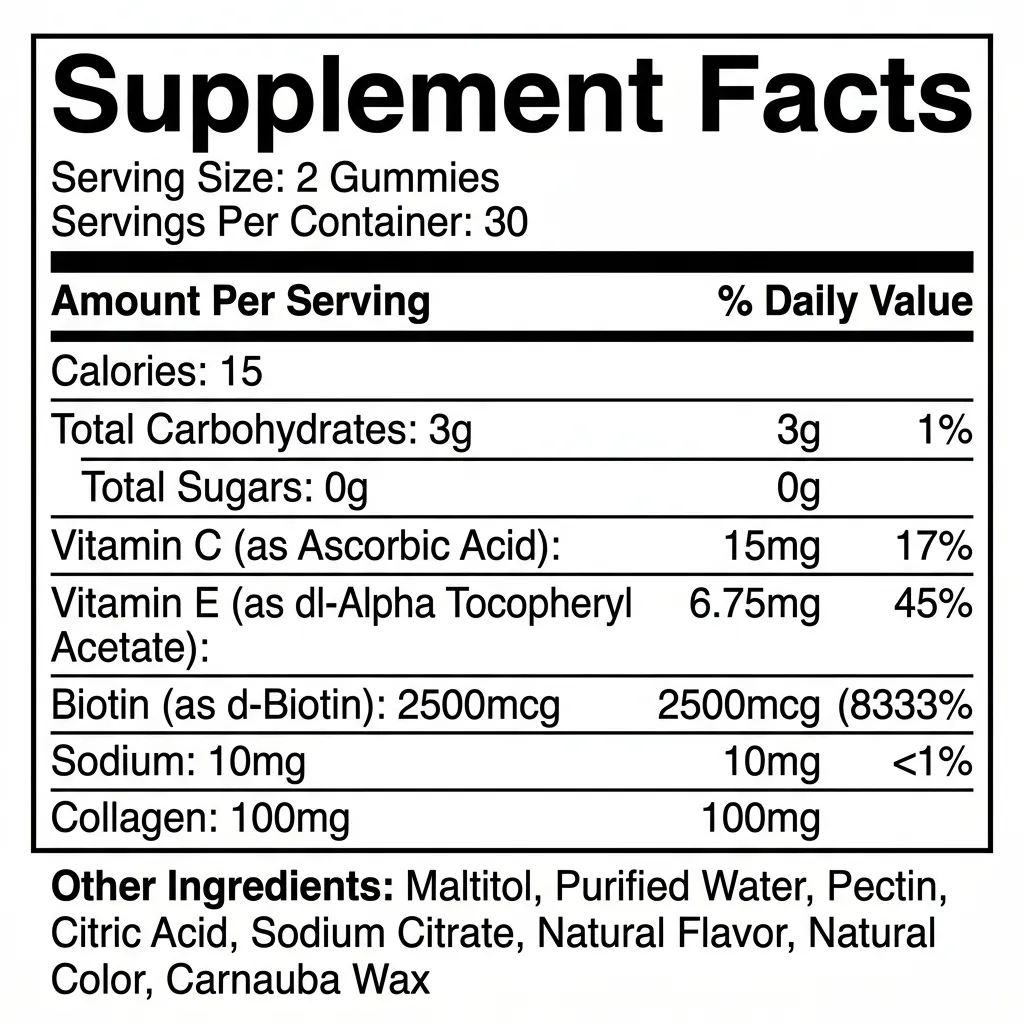 Skin Brightening Gummies – Bottle