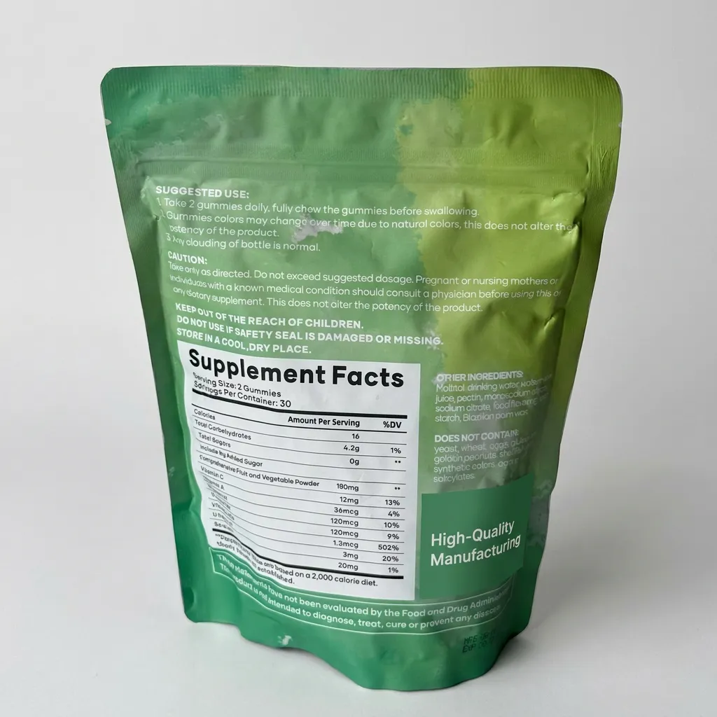 Vegetable Supplement Gummies