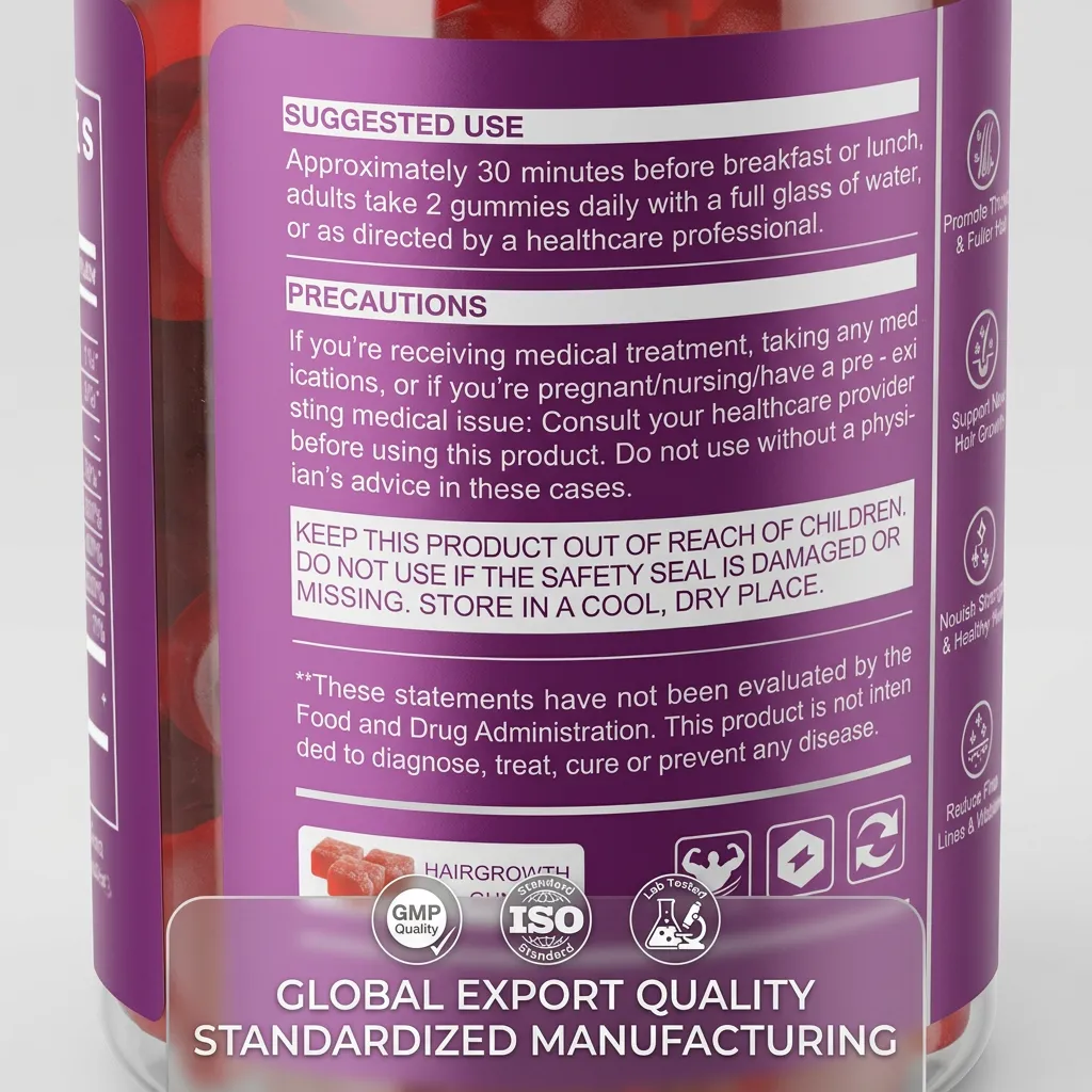 Hair Growth Gummies – Biotin & Collagen for Thicker Hair