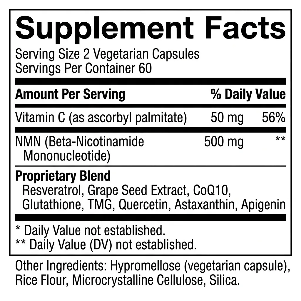 NMN Supplement Capsules