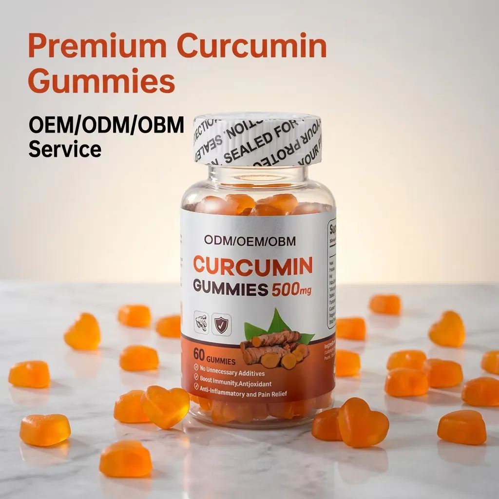 Turmeric Curcumin Gummies with Ginger for Healthy Response