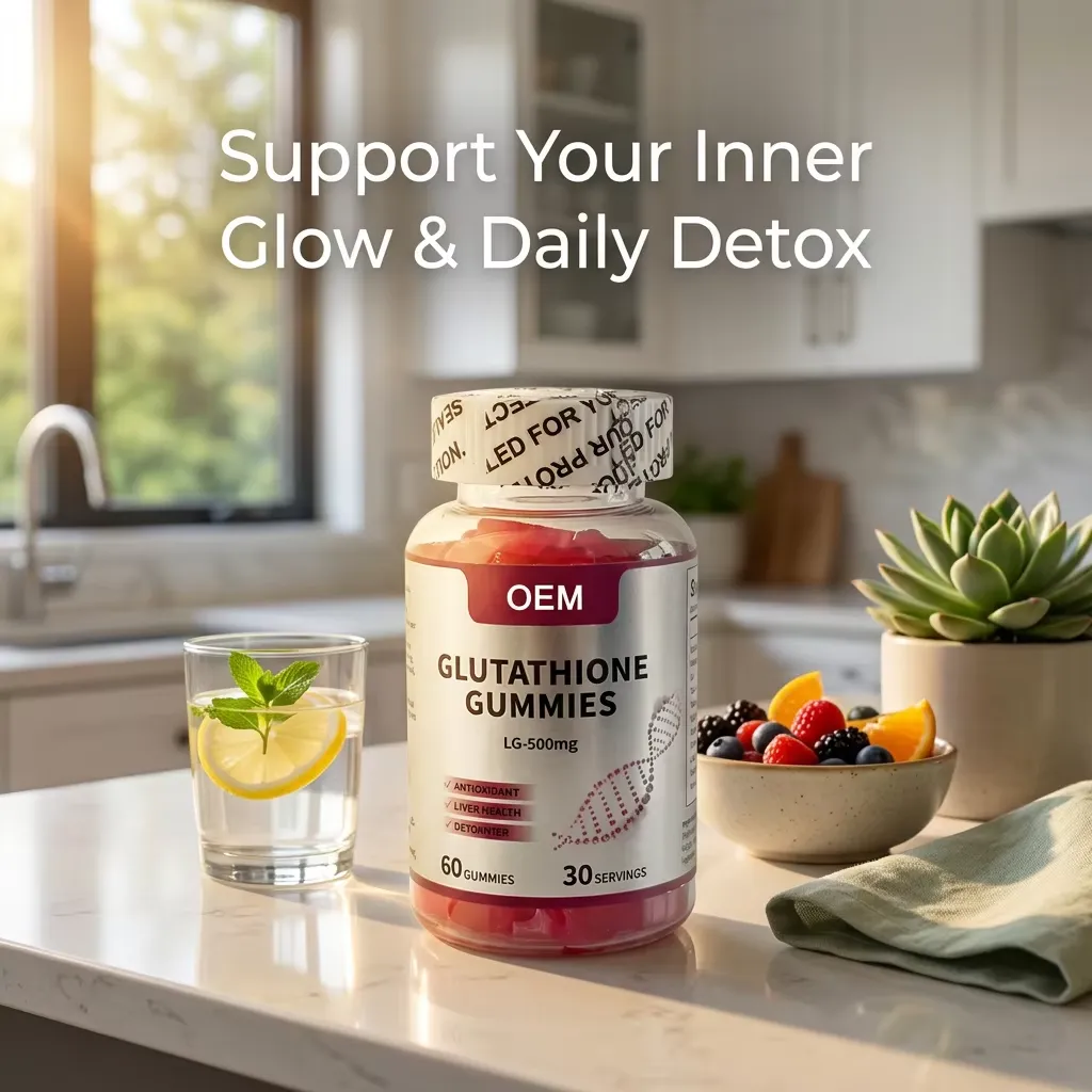 Glutathione Supplement Gummies for Radiant Skin ODM Factory