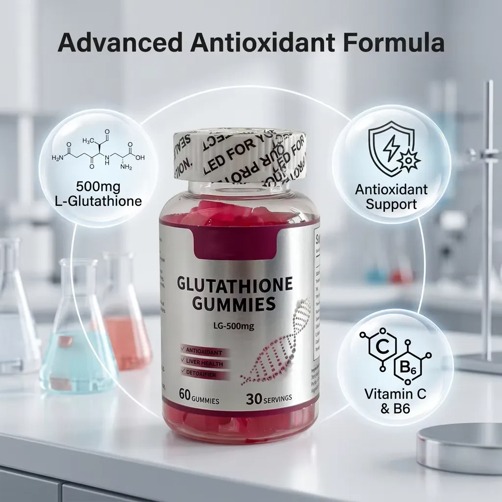 Glutathione Supplement Gummies for Radiant Skin ODM Factory